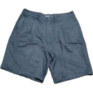 Men’s Shorts Size 36 Navy Pleated Chino Preppy Casual Dad Style Summer